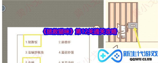 《拯救猫咪》第12关完美通关技巧与攻略分享