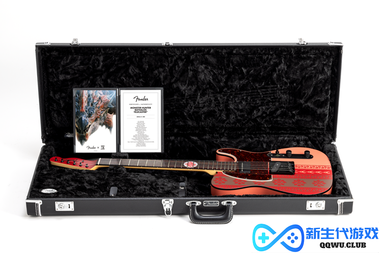 FENDER 推出怪物猎人“火龙”联名款 TELECASTER® 电吉他 向传奇的“空之王者”致敬