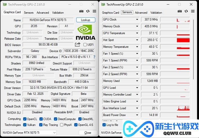影驰 GeForce RTX 5070 Ti 金属大师 OC评测：DLSS 4超强发挥