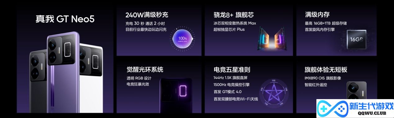 240W满级秒充真我GTNeo5售价2499元起
